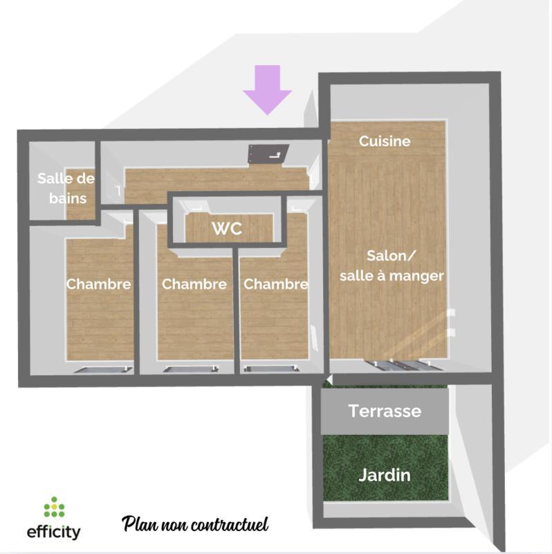 Appartement - 78 m² - 4 pièces