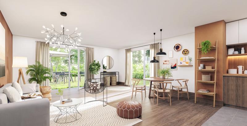 Appartement - 65 m² - 3 pièces