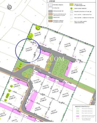 Terrain constructible - 620 m²