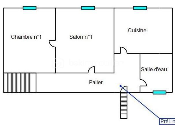 Maison ancienne - 128 m² - 3 pièces