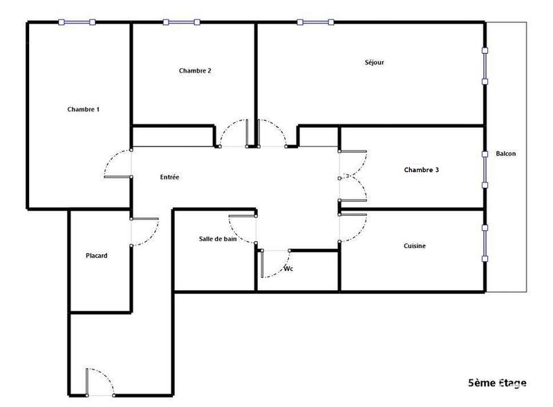 Appartement - 83 m² - 4 pièces