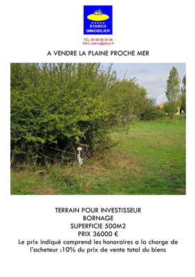 Terrain - 500 m²