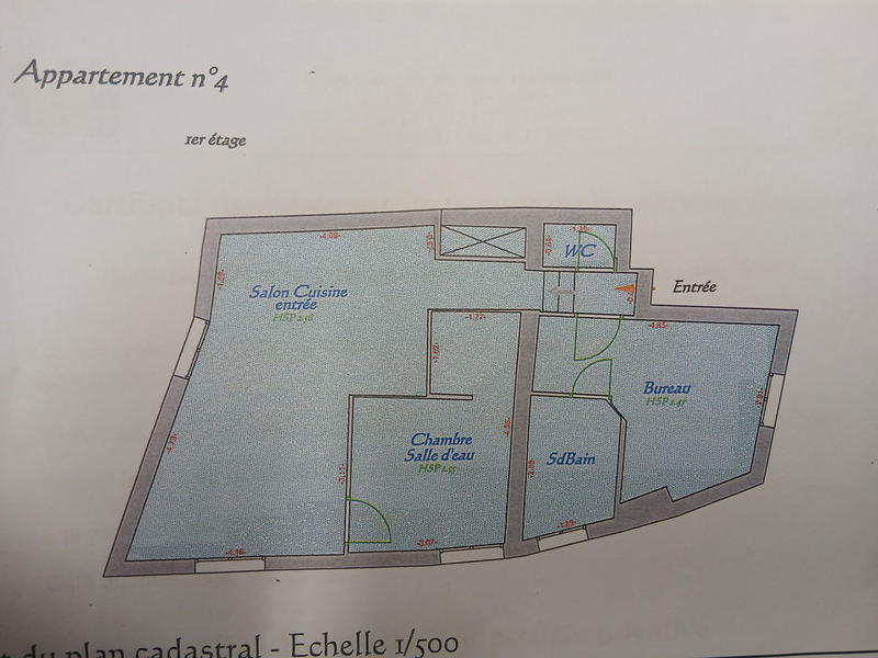 Appartement - 59 m² - 3 pièces