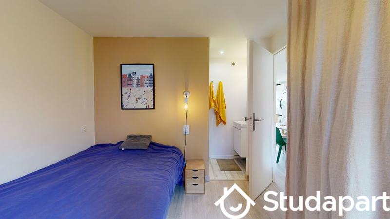 Chambre - 63 m² - 1 pièce