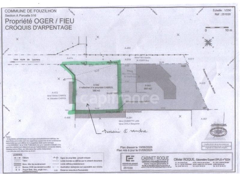 Terrain constructible - 388 m²