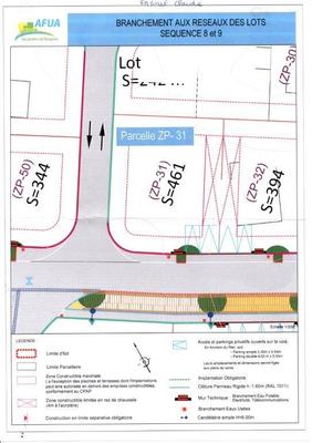Terrain constructible - 461 m²