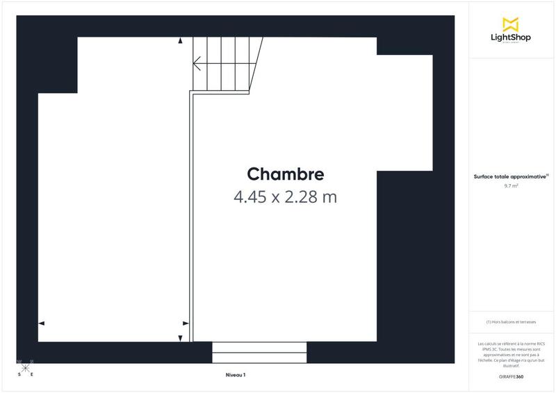 Appartement - 28 m² - 1 pièce