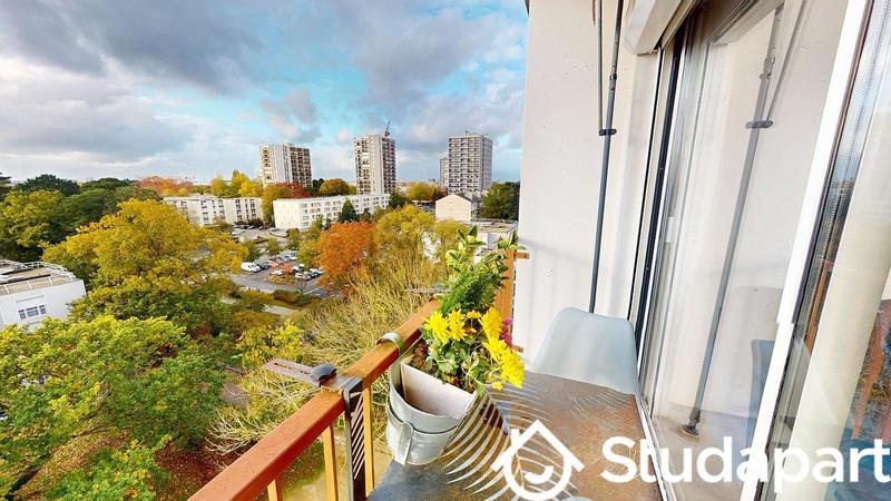 Chambre - 9 m² - 1 pièce