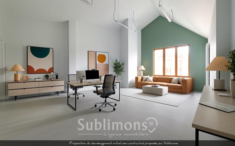 Bureau - 44 m² - 1 pièce