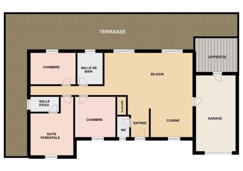 Maison - 97 m² - 4 pièces