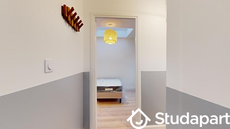 Chambre - 9 m² - 1 pièce