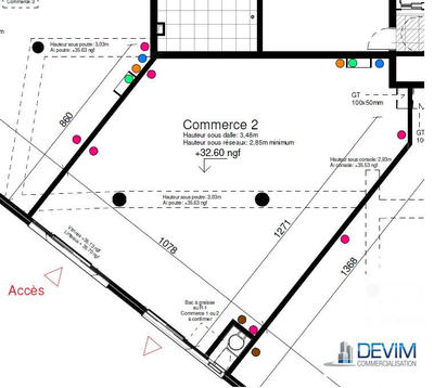 Local commercial - 132 m²