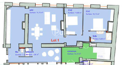 Appartement - 111 m² - 3 pièces