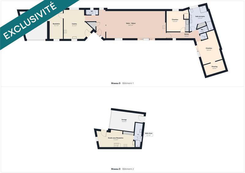 Maison - 175 m² - 7 pièces