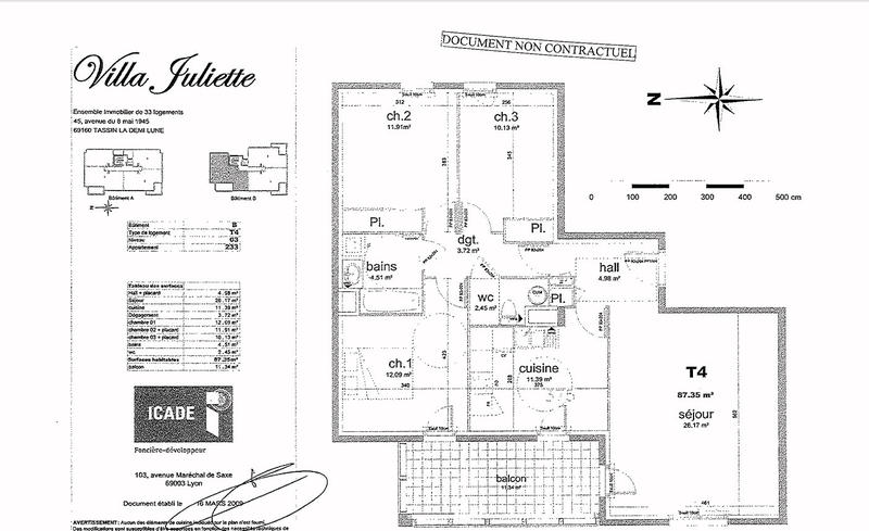 Appartement - 87 m² - 4 pièces