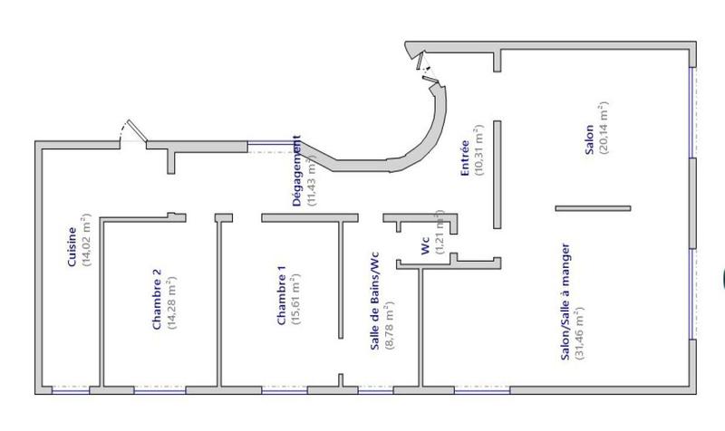 Appartement - 127 m² - 4 pièces