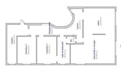 Appartement - 127 m² - 4 pièces