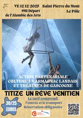 Spectacle : Titizé, un rêve vénitien