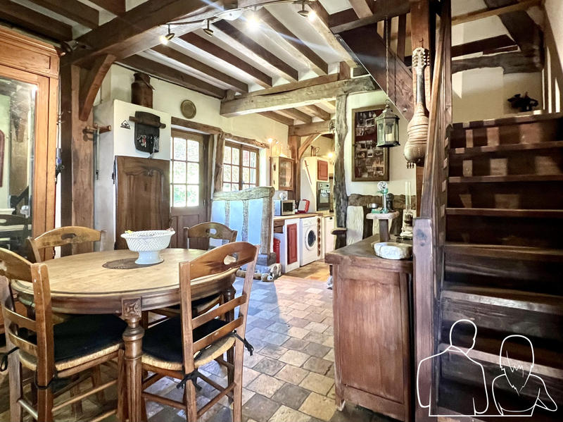 Maison ancienne - 64 m² - 3 pièces