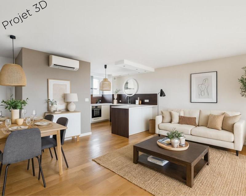 Appartement - 51 m² - 2 pièces