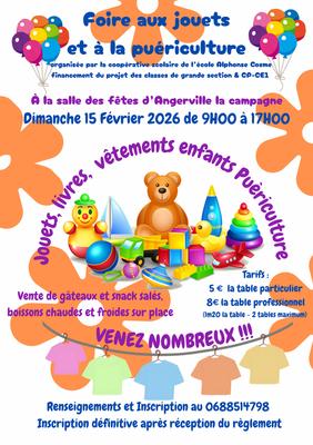 Foire aux jouets et a la puériculture