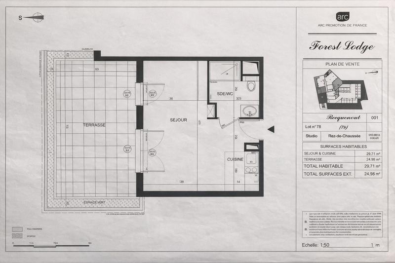 Appartement - 30 m² - 1 pièce