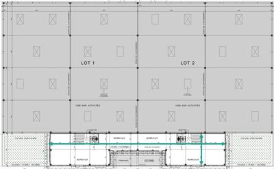 Local d'activité / Entrepôt - 2 364 m²