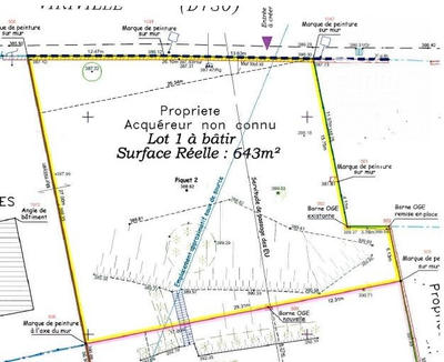 Terrain - 643 m²