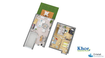 Maison - 85 m² - 5 pièces