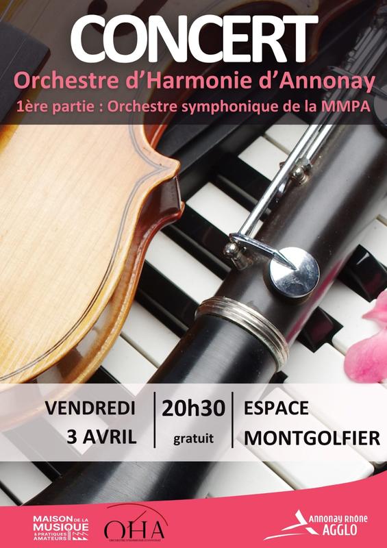 Concert Ecole de musique et Orchestre Harmonie Annonay