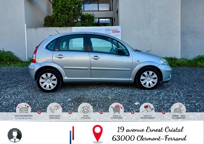 Citroën C3 Edition Exclusive*Véhicule sous garantie 6 mois*feu et essuie glace auto*Kit de distribution Ok*Dernier entretien Ct Ok*Climatisation*Autoradio*Vitres électriques*Prise 12v*Roue secours*Abs*Esp