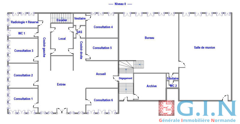 Local commercial - 548 m² - 20 pièces