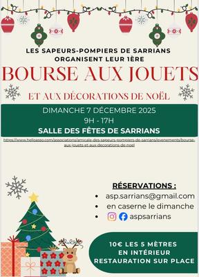 Bourse aux jouets et aux décorations de noël