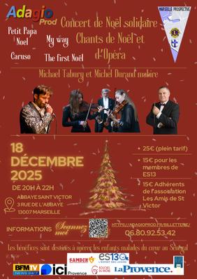 Concert Solidaire de Noël   Lions Club Marseille Prospective