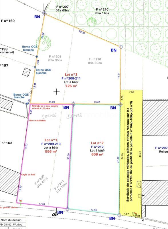 Terrain constructible - 609 m²