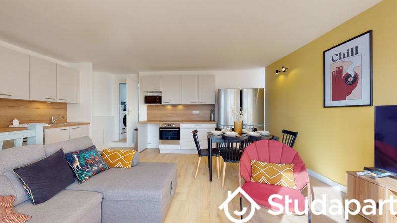 Chambre - 9 m² - 1 pièce