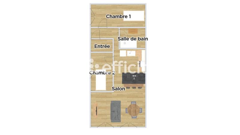 Appartement - 68 m² - 3 pièces