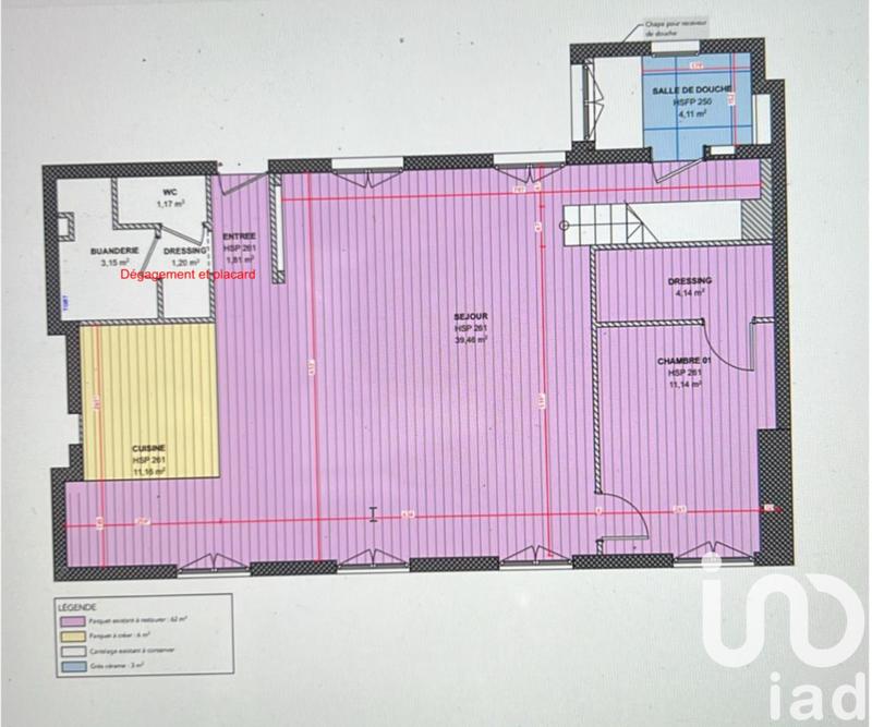 Duplex - 109 m² - 4 pièces