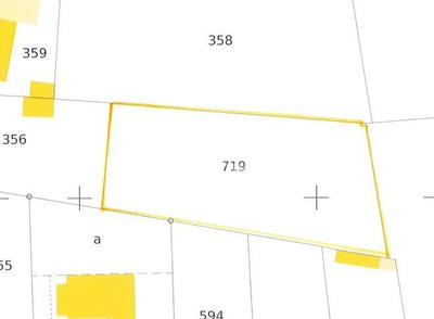 Terrain agricole - 1 414 m²