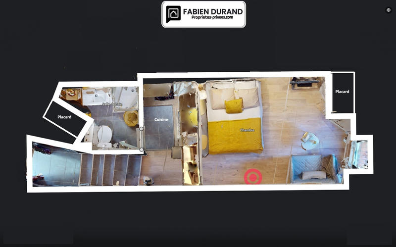 Appartement - 22 m² - 1 pièce