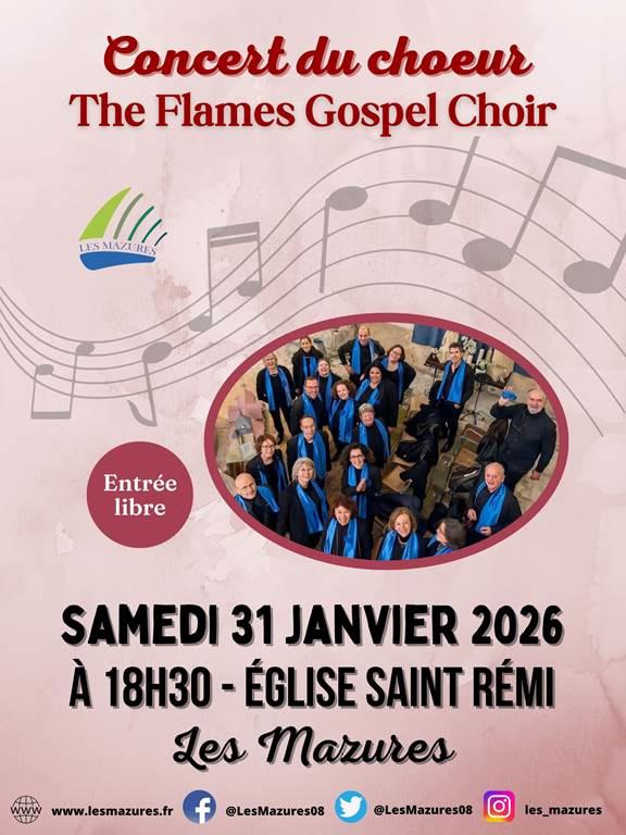 Concert du choeur The Flames Gospel Choir