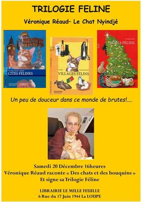 Conférence "Des chats et des bouquins" par Véronique Réaud
