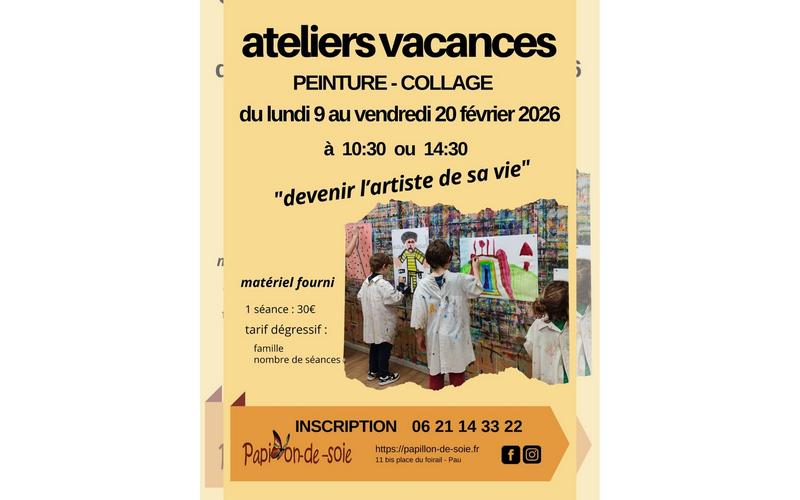 Atelier peinture-collage "Devenir l'artiste de sa vie"