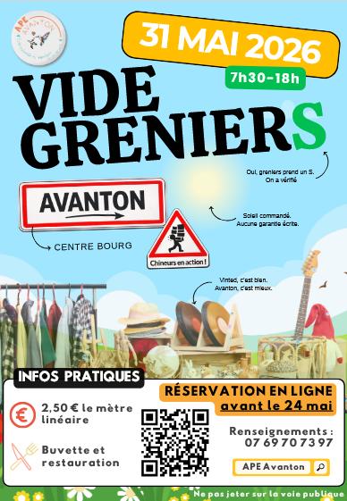 Vide grenier ape avanton
