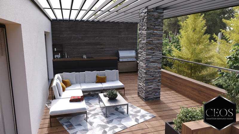 Appartement - 90 m² - 3 pièces