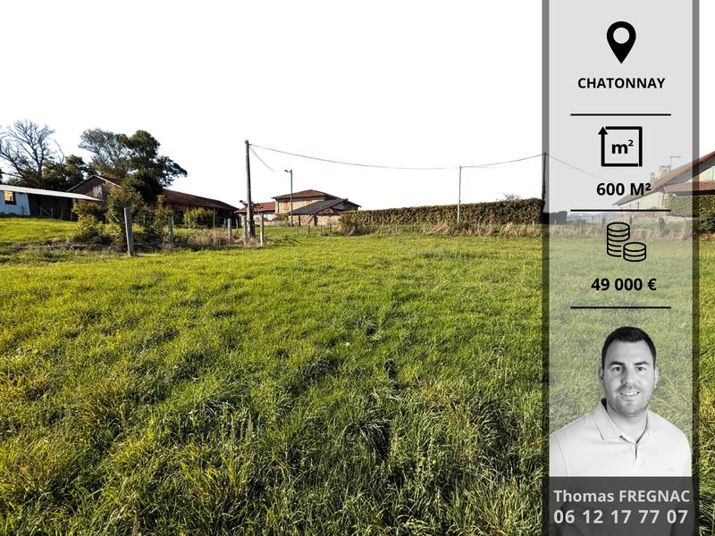 Terrain constructible - 600 m²