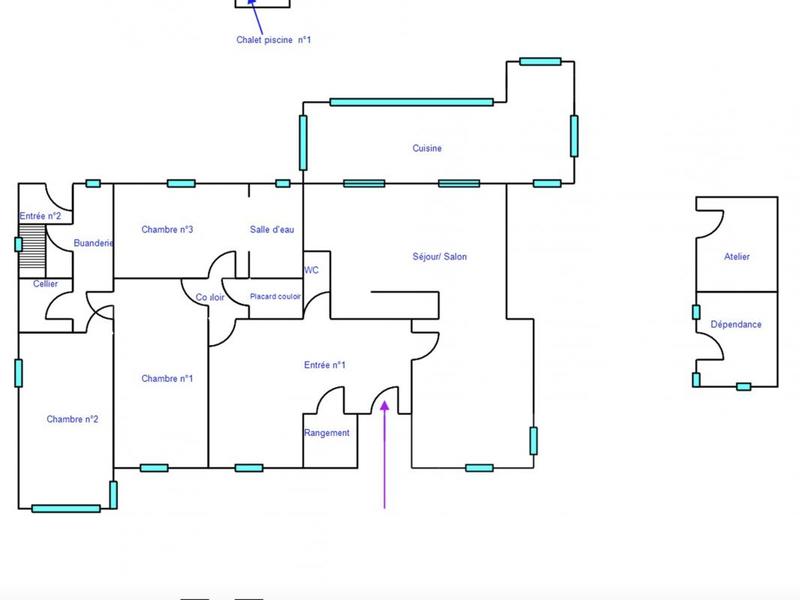 Maison - 164 m² - 7 pièces