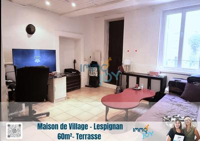 Maison de village - 65 m² - 4 pièces