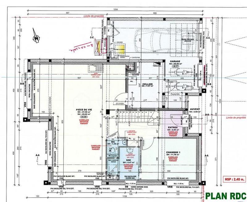 Pavillon - 125 m² - 6 pièces