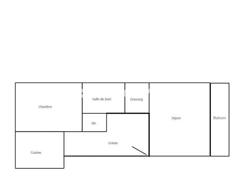 Appartement - 56 m² - 2 pièces
